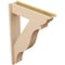 Ekena Millwork 7 1/2-in W x 30-in D x 42-in H Funston Trad Rough Cedar Woodgrain TimberThane Outlooker, Primed Tan OUTUR075X30X42FST04RCPR - alternate 2